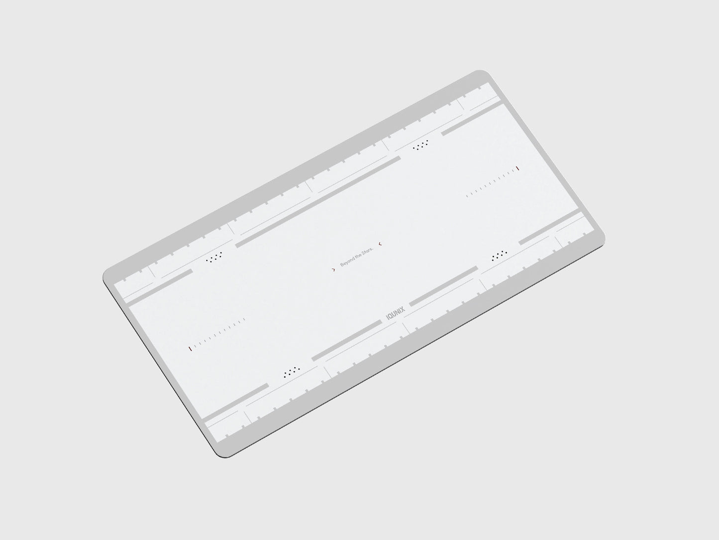 IQUNIX MQ80 Astral White Desk Mat