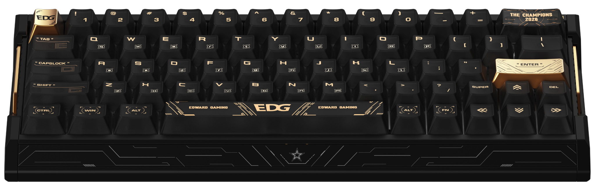EV63 EDG keyboard front view