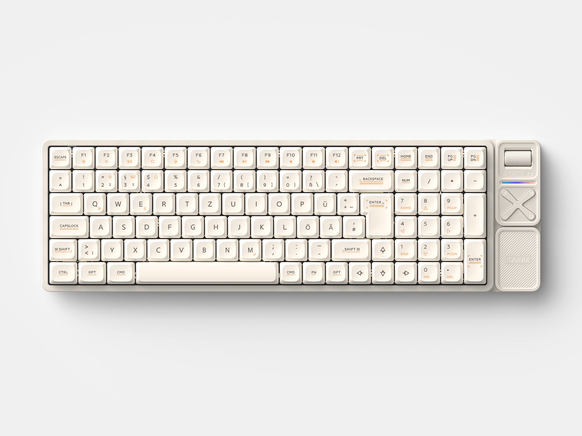 IQUINX MG65 ホワイト IQUNIX Magi65 Aluminum Low Profile Mechanical Keyboard – IQUNIX.com
