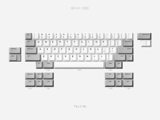 Tilly 60 PBT Keycaps Set