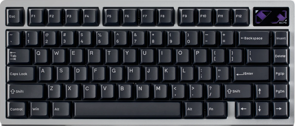 EC75 Shadowblade top dimension view