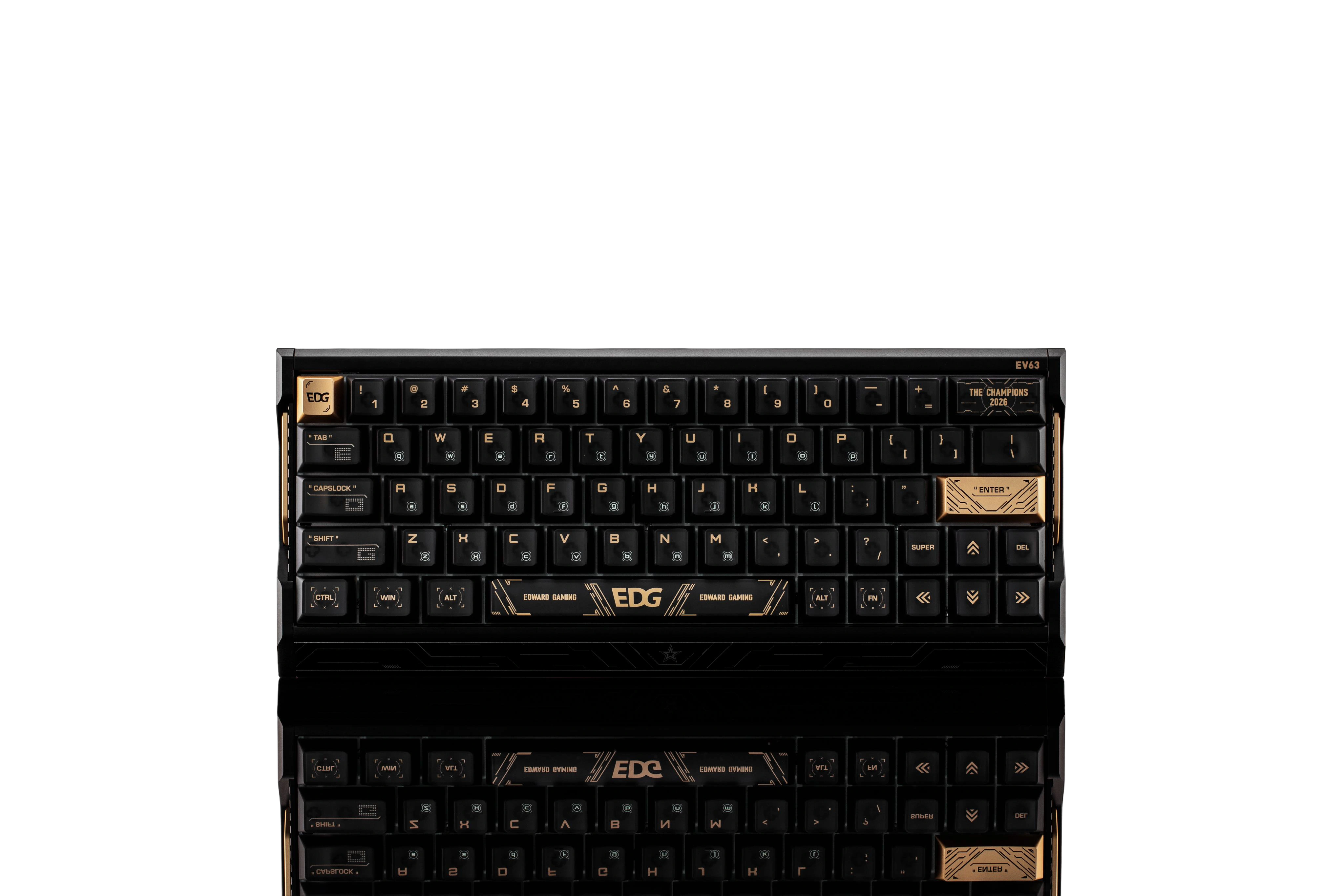 Keyboard top view