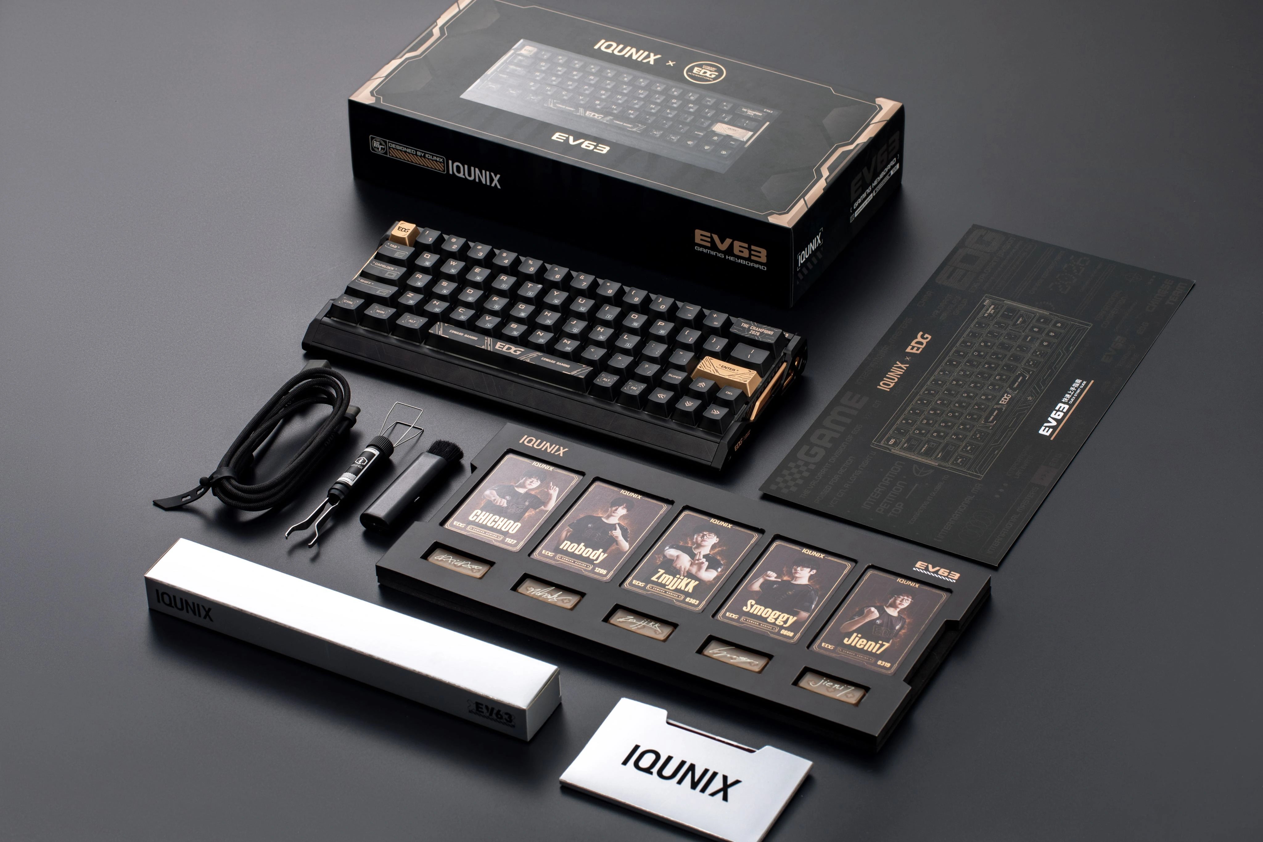 Complete EV63 EDG box contents