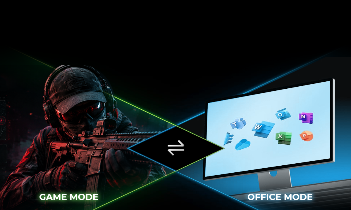 Game and Office mode switching