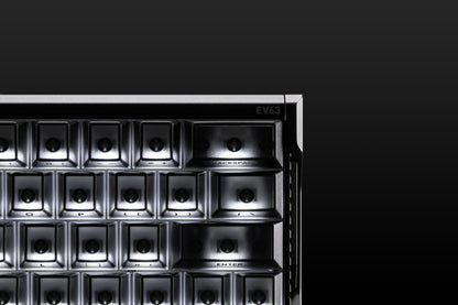 IQUNIX EV63 Dark Side RS keyboard top-right detail
